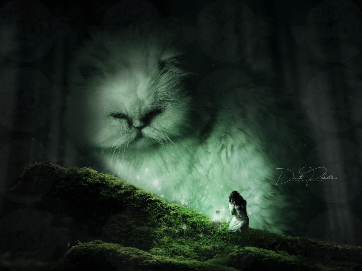NEW – [Photomanipulation] – Giant cat in the&nbsp;woods